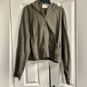 Lululemon Oversized Scuba Full Zip XL/XXL in Carob Brown